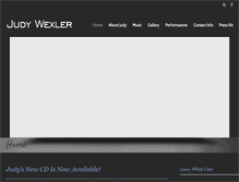 Tablet Screenshot of judywexler.com